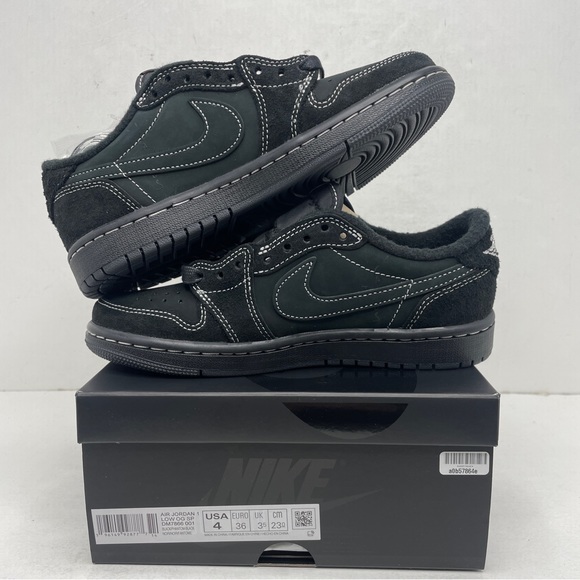 Nike Air Jordan 1 Retro Low SP Travis Scott SP “Black Phantom” 2023 - Picture 3 of 4